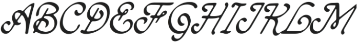 DESERT GARDEN Script ttf (400) Font UPPERCASE