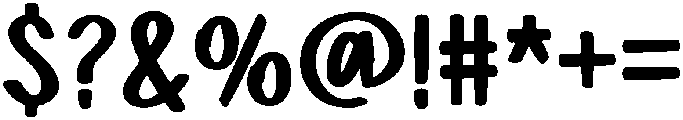 DESTINY Regular otf (400) Font OTHER CHARS