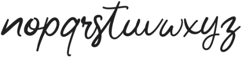 De Golden Script Regular otf (400) Font LOWERCASE