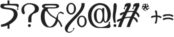 De Mucha Regular otf (400) Font OTHER CHARS