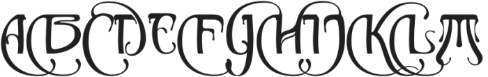 De Mucha  ss 02 otf (400) Font UPPERCASE