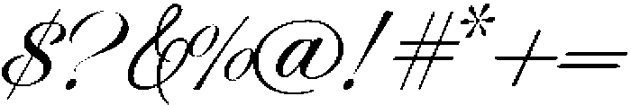 DeLesaPaquetts otf (400) Font OTHER CHARS