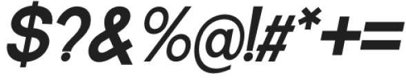 DeMonte Bold Italic otf (700) Font OTHER CHARS