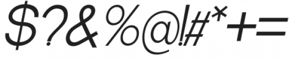 DeMonte Italic otf (400) Font OTHER CHARS