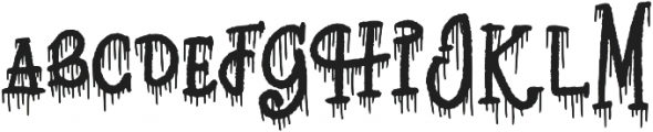 Dead Night Font otf (400) Font LOWERCASE