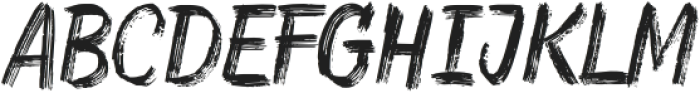 DeadBrush-Regular otf (400) Font UPPERCASE