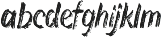 DeadBrush-Regular otf (400) Font LOWERCASE