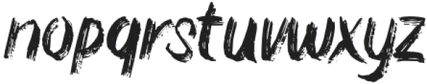 DeadBrush-Regular otf (400) Font LOWERCASE