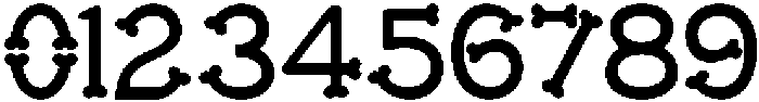 Deadbone Regular otf (400) Font OTHER CHARS
