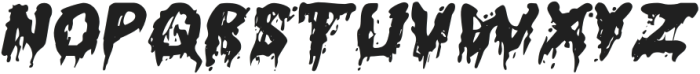 Deadfall Italic otf (400) Font LOWERCASE