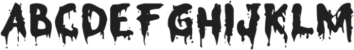 Deadfall Regular otf (400) Font UPPERCASE