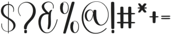 Deadline Regular otf (400) Font OTHER CHARS