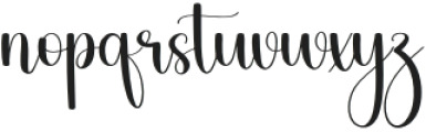 Deadline Regular otf (400) Font LOWERCASE