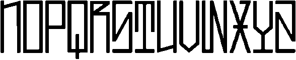 Deadline otf (400) Font LOWERCASE