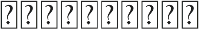 Deadly Silence otf (400) Font OTHER CHARS