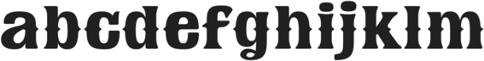 Deadmill Regular otf (400) Font LOWERCASE