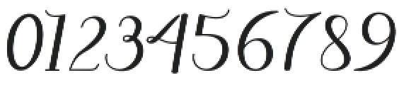 Dealina script Regular otf (400) Font OTHER CHARS