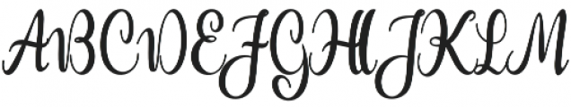 Dealova  Regular otf (400) Font UPPERCASE