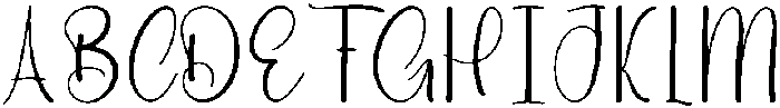 Dear Cutegirl Regular otf (400) Font UPPERCASE