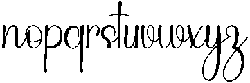 Dear Cutegirl Regular otf (400) Font LOWERCASE