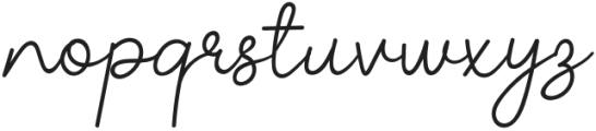 Dear Daisy Regular otf (400) Font LOWERCASE