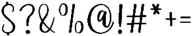 Dear Darling Regular otf (400) Font OTHER CHARS