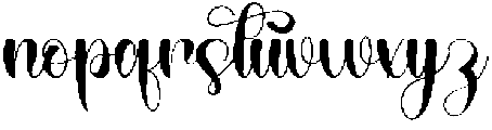 Dear Darling Regular otf (400) Font LOWERCASE