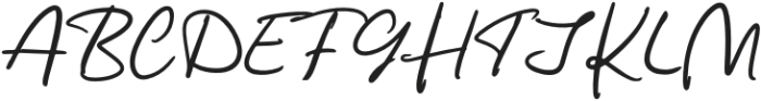 Dear Jocelyn Regular otf (400) Font UPPERCASE