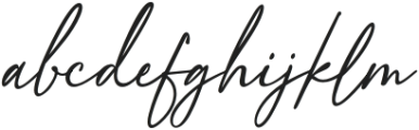 Dear Magnolia Script otf (400) Font LOWERCASE