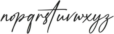 Dear Magnolia Script otf (400) Font LOWERCASE