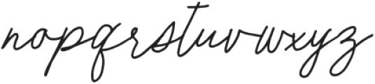 Dear Rosalind Script Regular otf (400) Font LOWERCASE