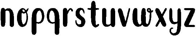 Dear Santa Regular otf (400) Font LOWERCASE