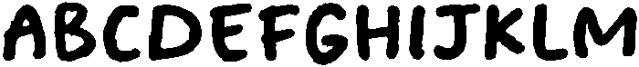 DearHeart Sans otf (400) Font UPPERCASE