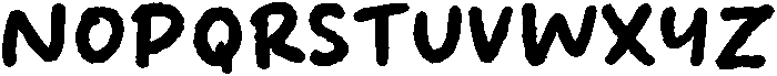 DearHeart Sans otf (400) Font UPPERCASE
