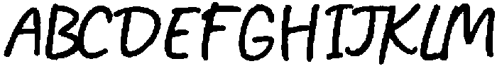 DearHeart Script otf (400) Font UPPERCASE