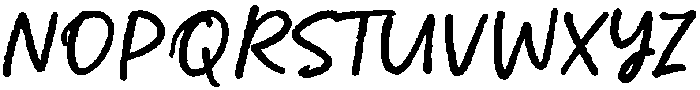 DearHeart Script otf (400) Font UPPERCASE