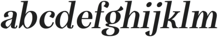 DearPony Medium Oblique otf (500) Font LOWERCASE