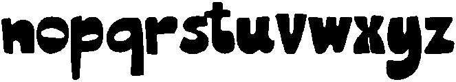 DearbunDisplay-Regular otf (400) Font LOWERCASE