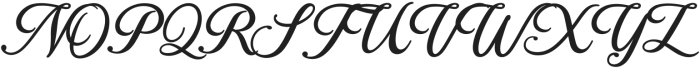 Dearllane otf (400) Font UPPERCASE