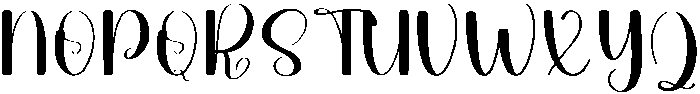 Deary Regular otf (400) Font UPPERCASE