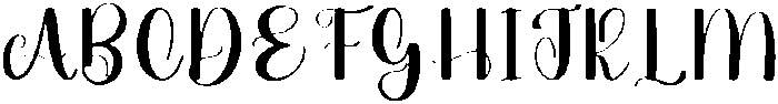 Deary Regular otf (400) Font UPPERCASE