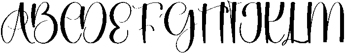 Deary Regular otf (400) Font UPPERCASE