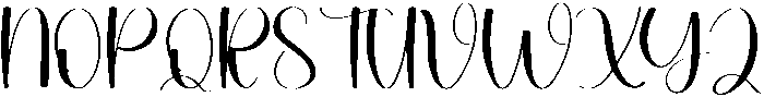 Deary Regular otf (400) Font UPPERCASE