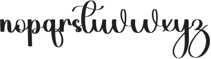 Deary  Samantha Regular otf (400) Font LOWERCASE