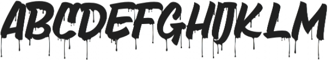 Death Markers Drip otf (400) Font UPPERCASE