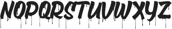 Death Markers Drip otf (400) Font UPPERCASE
