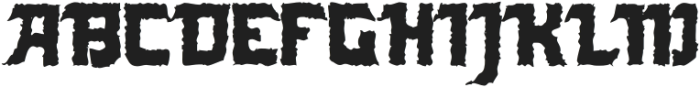 Death Mist Rough otf (400) Font UPPERCASE