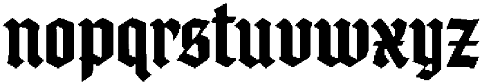 Death Rider otf (400) Font LOWERCASE