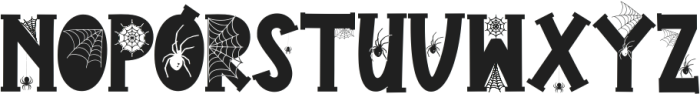 Death Spider ttf (400) Font UPPERCASE