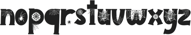 Death Spider ttf (400) Font LOWERCASE